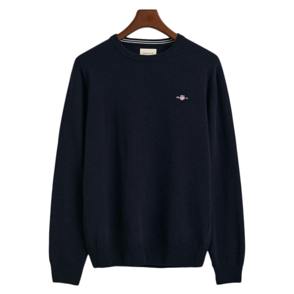 GANT Superfine Lambswool Crew Neck Sweater